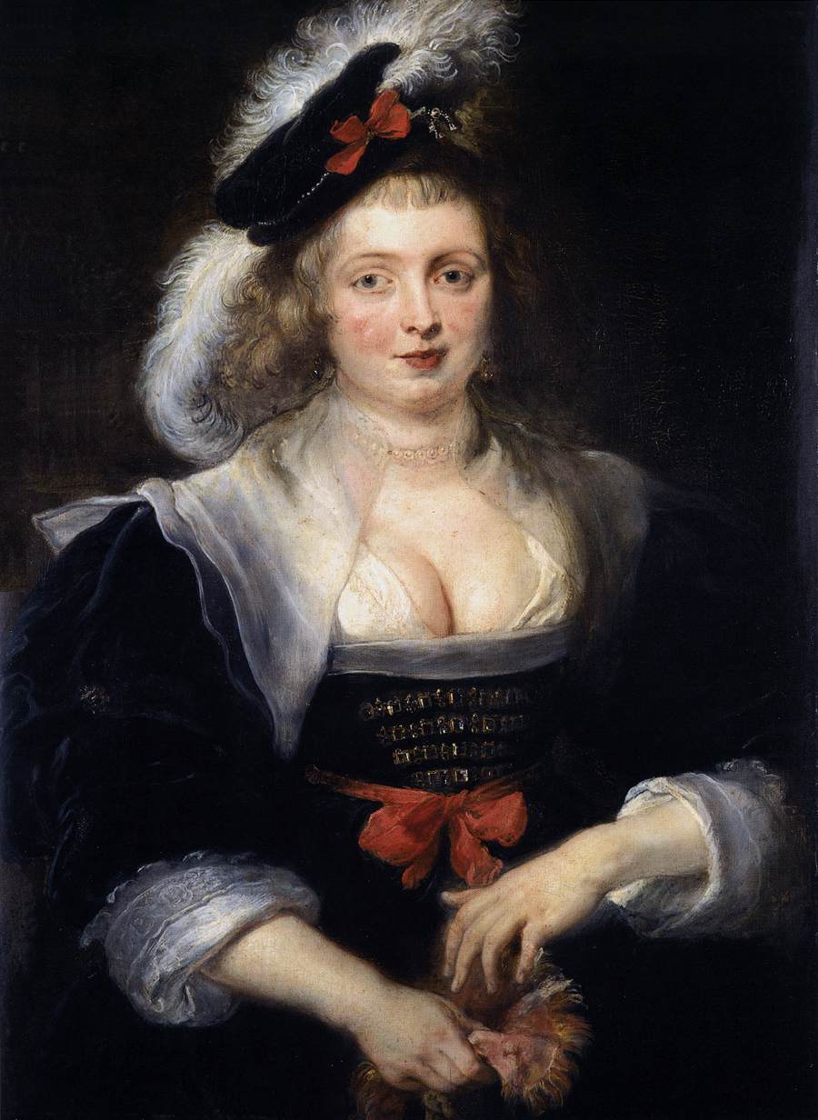 Pierre Paul Rubens, Hélène Fourment retirant son gant, vers 1632