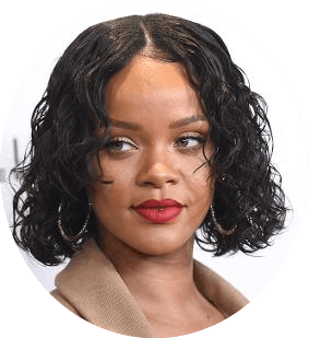 Portrait de la chanteuse Rihanna 