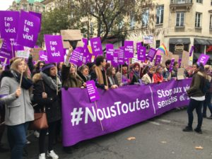 Manifestation contre les violences faites aux femmes du 24 novembre 2018